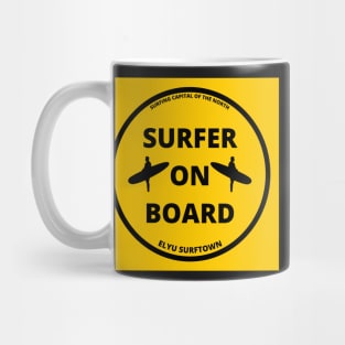 SURFER ON BOARD CAR/MOTOR BIKE STICKERS AND MORE 2 Mug